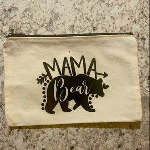 Momma Bear Cosmetic Bag